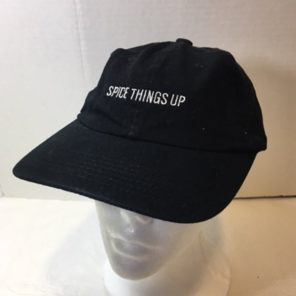 Bacardi Spice Things Up Adjustable Cotton Baseball Cap Black PROMO HAT - Picture 2 of 10